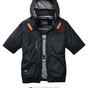 輕量運動短袖款・側風扇空調服 (AC2096K)